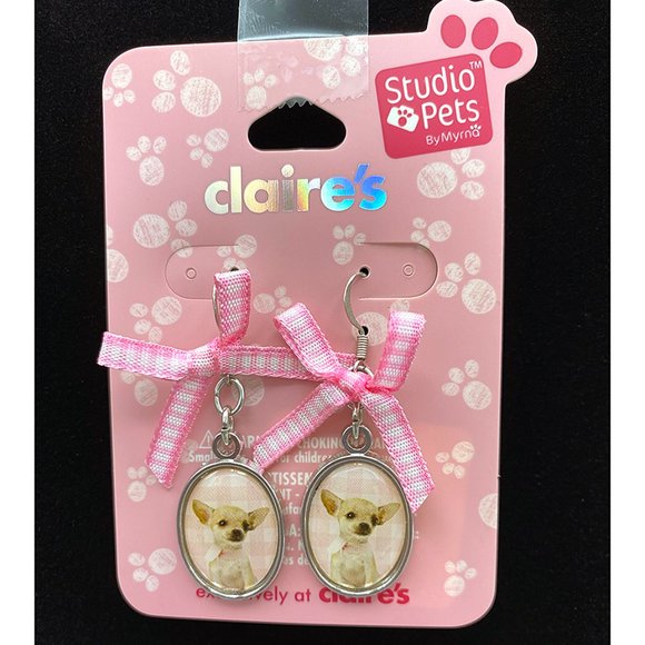 Chihuahua Dog Puppy Bracelet & Earrings Set – Studio Pets by Myrna - Picture 2 of 4